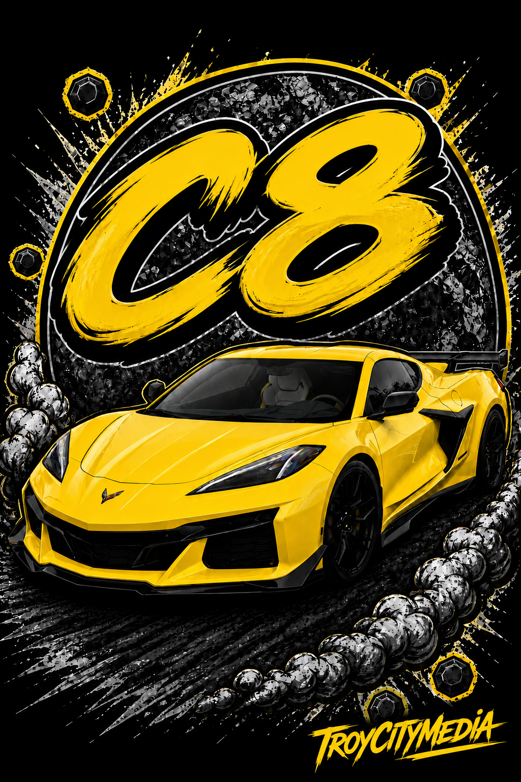 C8 corvette tshirt