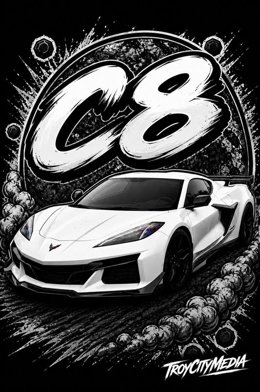 C8 corvette tshirt