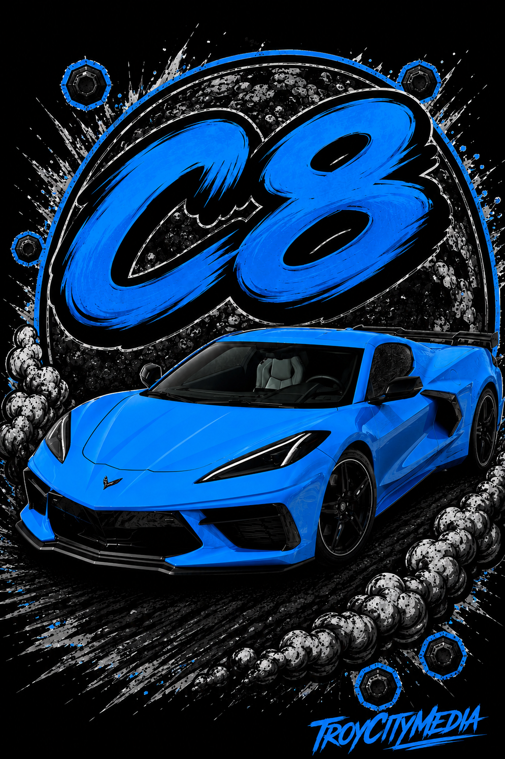 C8 corvette tshirt