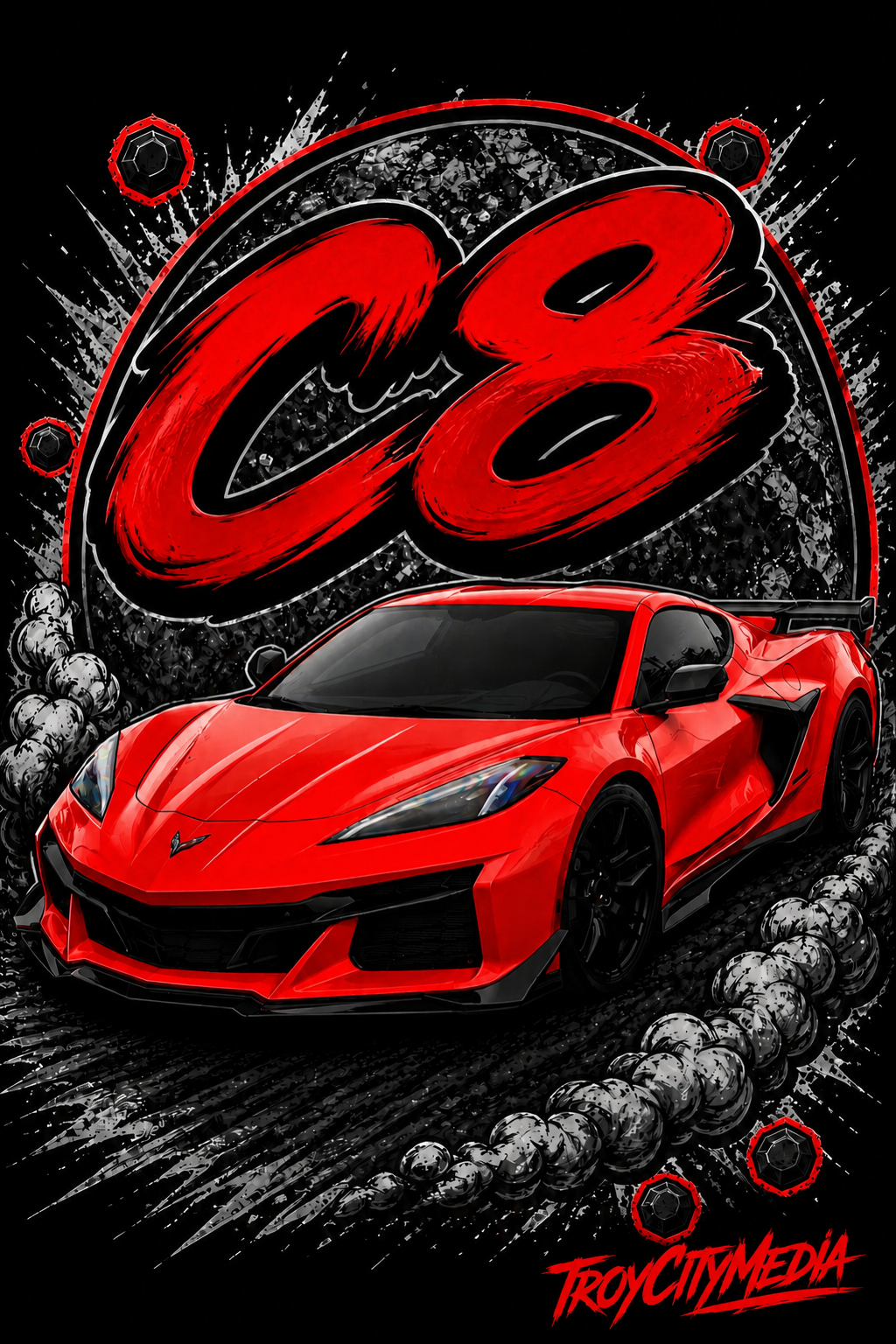 C8 corvette tshirt